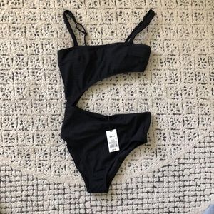 Nwt target black one piece swimsuit